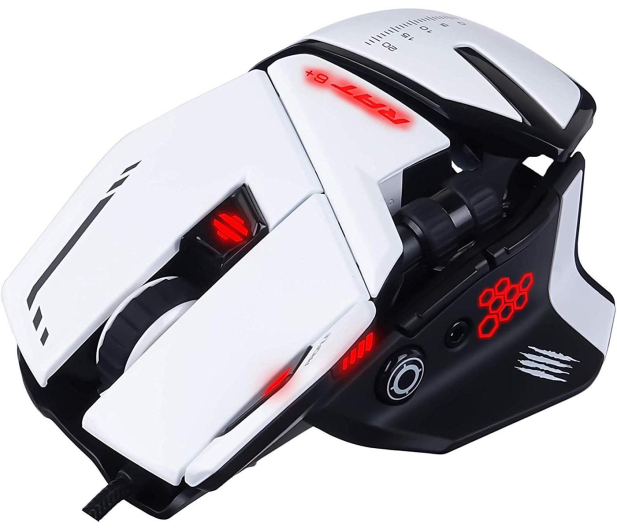 MADCATZ Mysz przewodowa Mad Catz R.A.T. 6+ White MR04DCINWH000-0 MR04DCINWH000-0                 - 542833 - zdjęcie 3